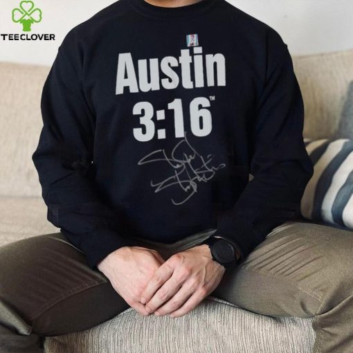 Stone Cold Steve Austin WWE Autographed Austin 3 16 T Shirt