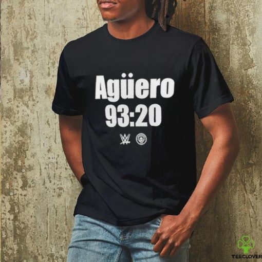 Stone Cold Steve Austin WWE x Manchester City Aguero 93 20 T Shirt
