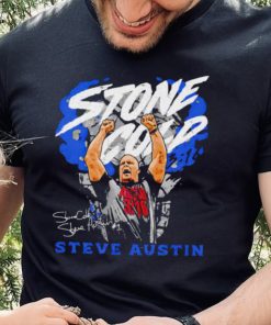 Stone Cold professional wrestler Steve Austin pose signature shirt
