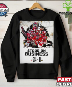 Stood On Business Final Alabama Crimson Tide 34 – 0 Missouri Tigers Poster t shirt