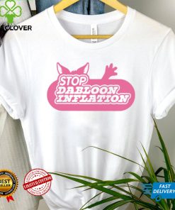 Stop Dabloon inflation logo shirt