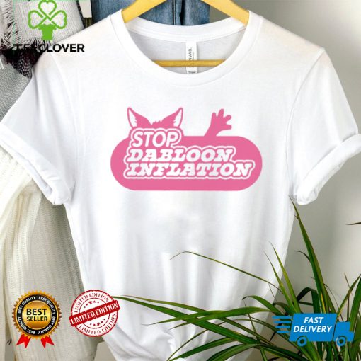 Stop Dabloon inflation logo hoodie, sweater, longsleeve, shirt v-neck, t-shirt