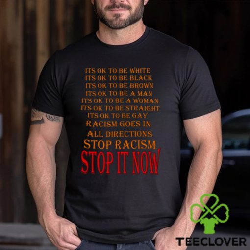 Stop Racism Now Mandela Effect hoodie, sweater, longsleeve, shirt v-neck, t-shirt