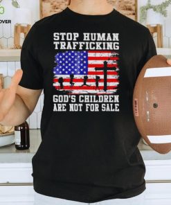 Stop human trafficking God’s children are not for sale America flag shirt