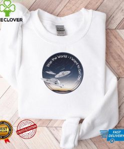 Stop the World I want to get off UFO logo shirt