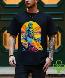 Stormtrooper surfing clone side of the beach shirt 2 Stormtrooper surfing clone side of the beach shirt