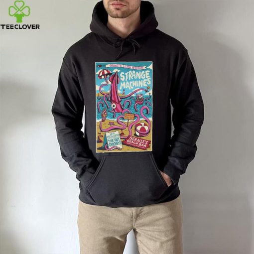 Strange Machines July 14 2024 Bernie’s Beach Bar Hampton Beach Poster shirt