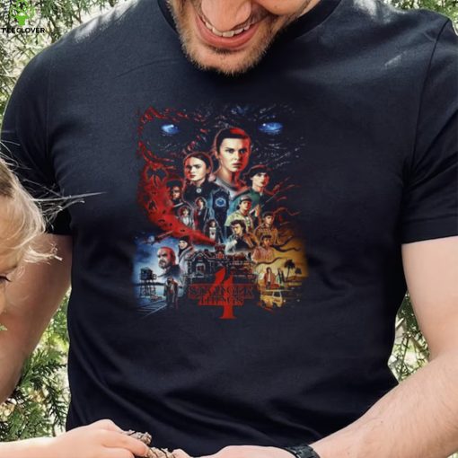 Stranger Things 4 Full Cast Poster T Shirt