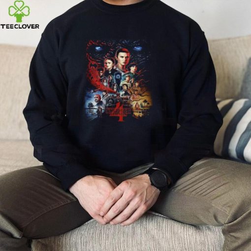 Stranger Things 4 Full Cast Poster T Shirt