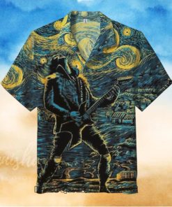 Stranger Things Eddie Munson Starry Night Hawaiian Shirt