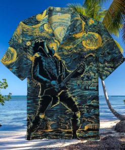 Stranger Things Eddie Munson Starry Night Hawaiian Shirt