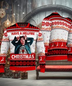 Stranger Things Have A Hellfire Christmas Christmas Ugly Sweater