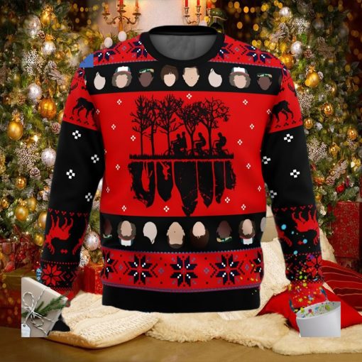 Stranger Things Red Ugly Christmas Sweater