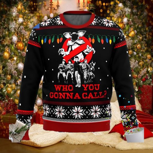 Stranger Things Who You Gonna Call Ugly Christmas Sweater