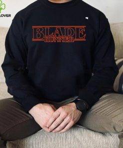 Stranger Things blade runner logo shirt
