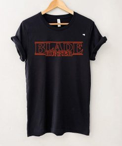 Stranger Things blade runner logo shirt