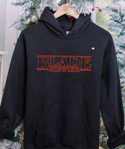 Stranger Things blade runner logo shirt