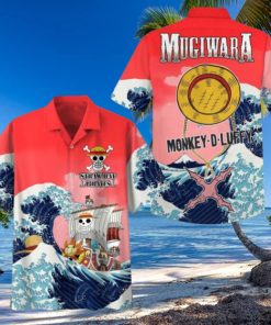 Straw Hat Pirates Mugiwara Monkey D Luffy Hawaiian Shirt