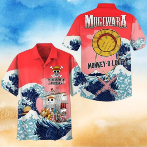 Straw Hat Pirates Mugiwara Monkey D Luffy Hawaiian Shirt