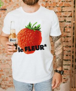 Strawberry Le Fleur logo shirt