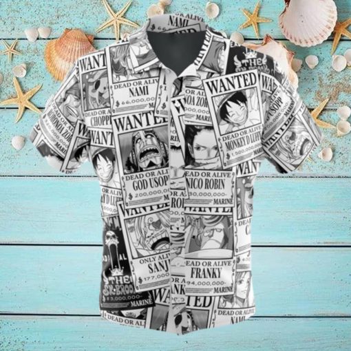 Strawhat One Piece Button Up Hawaiian Shirt