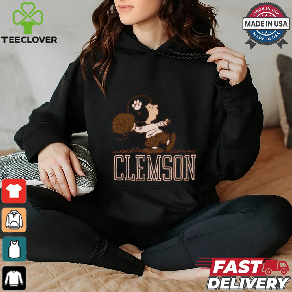 Streaker Sports Peanuts x Clemson Quarterback Tee shirt Streaker Sports Peanuts x Clemson Quarterback Tee shirt