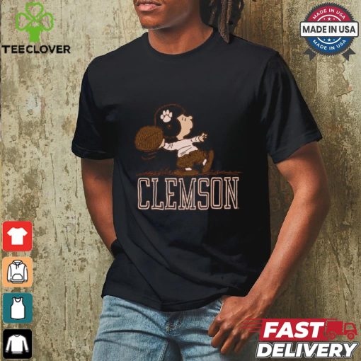 Streaker Sports Peanuts x Clemson Quarterback Tee shirt