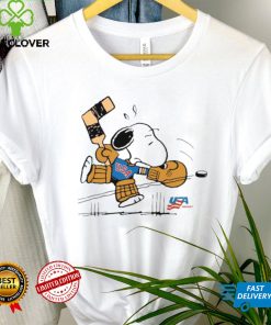 Streaker sport x Peanuts usa hockey Snoopy goalie t shirt