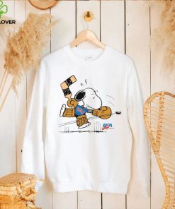 Streaker sport x Peanuts usa hockey Snoopy goalie t hoodie, sweater, longsleeve, shirt v-neck, t-shirt