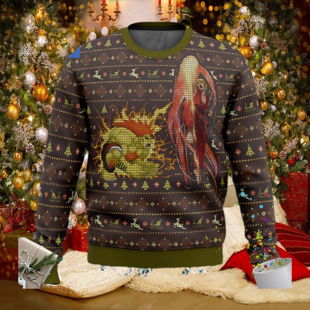 Street Fighter Ken Vs Blanka Ugly Christmas Sweater Street Fighter Ken Vs Blanka Ugly Christmas Sweater