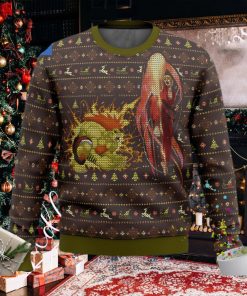 Street Fighter Ken Vs Blanka Ugly Christmas Sweater