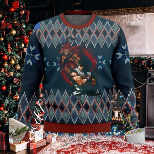 Street Fighter Ryu Vs Akuma Ugly Christmas Sweater