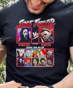 Street Fighter The Scream vs The Shape choose your killer shirt