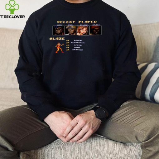 Streets Of Rage 2 Select Blaze shirt