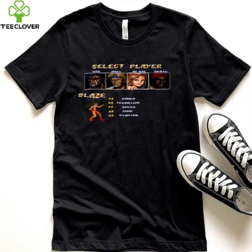 Streets Of Rage 2 Select Blaze shirt