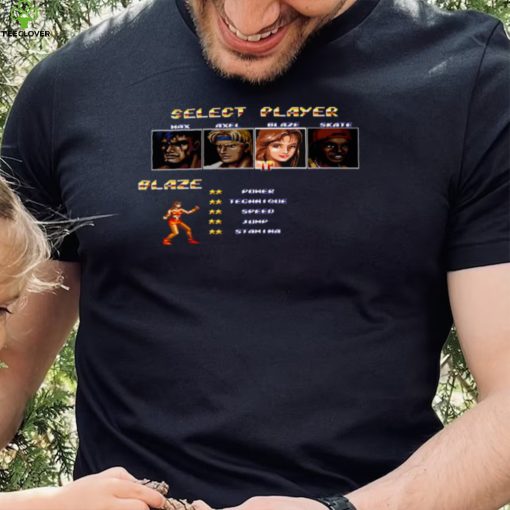 Streets Of Rage 2 Select Blaze shirt