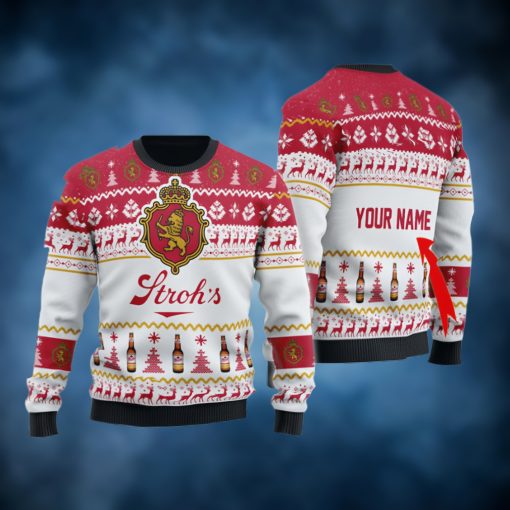 Stroh’s Beer Ugly Christmas Sweater