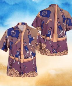 Struck Gold Denver Nuggets Basketball NBA Champions Hawaiian Shirt