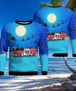 Strum, Wisconsin, Strum Unity Fire Department AOP 3D Ugly Christmas Sweater