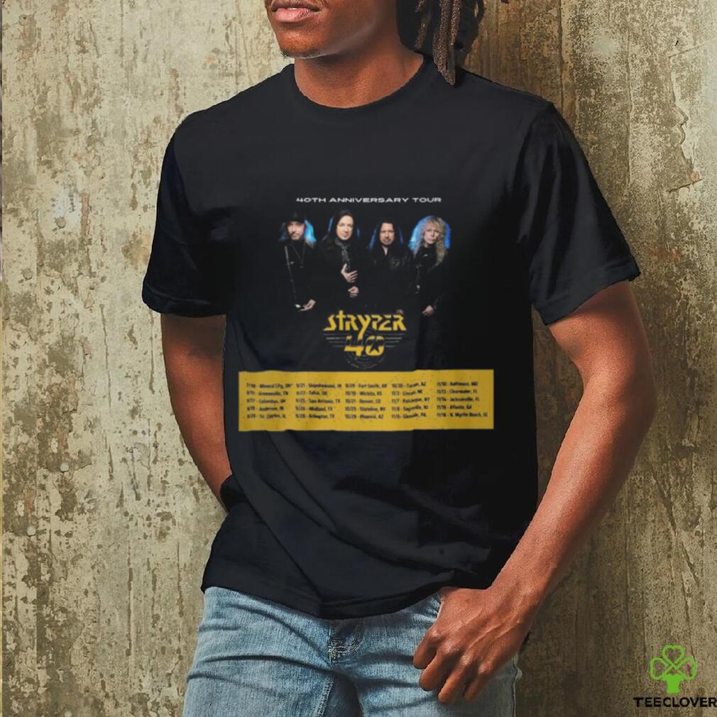 Stryper 40th Anniversary Tour 2024 Shirt Stryper 40th Anniversary Tour 2024 Shirt