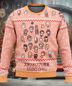 Studio Ghibli Cuties Ugly Christmas Sweater