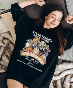 Studio Ghibli Miyazaki Hayao 1985 2023 Thank You For The Memories Unisex T Shirt