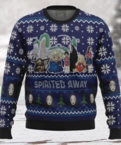 Studio Ghibli Spirited Away Christmas Ugly Wool Knitted Sweater