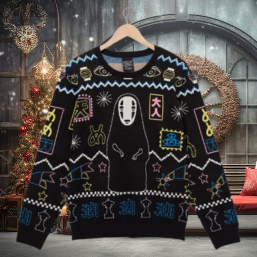 Studio Ghibli Spirited Away No Face Holiday Sweater   BoxLunch Exclusive