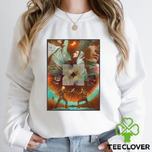 Stunning poster for dune part two by kyle james film home decor poster 2024 hoodie, sweater, longsleeve, shirt v-neck, t-shirt