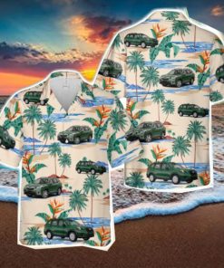 Subaru Forester Green Hawaiian Shirt Summer Holiday Gift