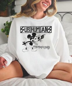 Subhumans Mickey Mouse is Dead Shirt