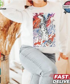 Sublime lou dog rainbow foil limited poster shirt