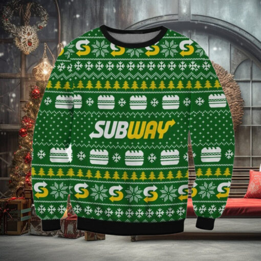 Subway Christmas Sweater