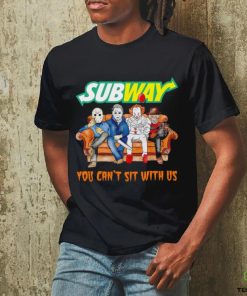 Subway horror characters you can’t sit with us hoodie, sweater, longsleeve, shirt v-neck, t-shirt